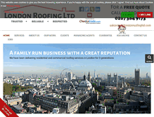 Tablet Screenshot of londonroofingltd.com